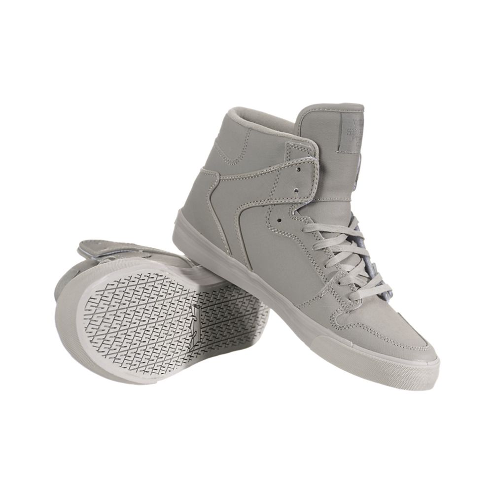 Baskets Montantes Supra Vaider Grise Grey Gunny Homme | YZR-80286186